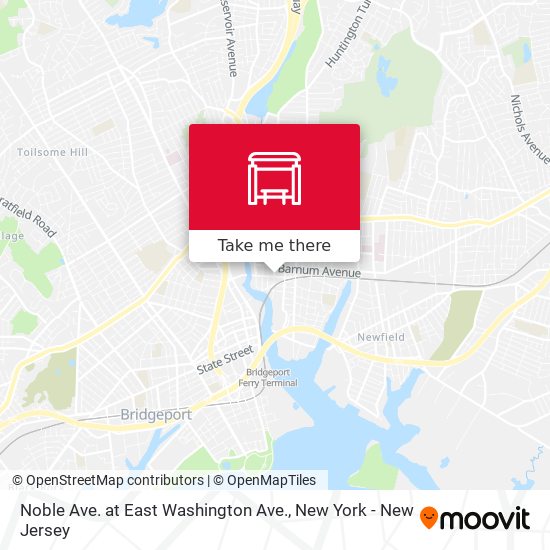 Mapa de Noble Ave. at East Washington Ave.