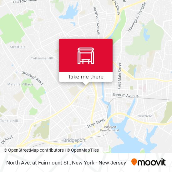 Mapa de North Ave. at Fairmount St.