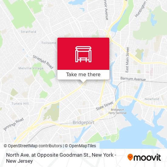 North Ave. at Opposite Goodman St. map
