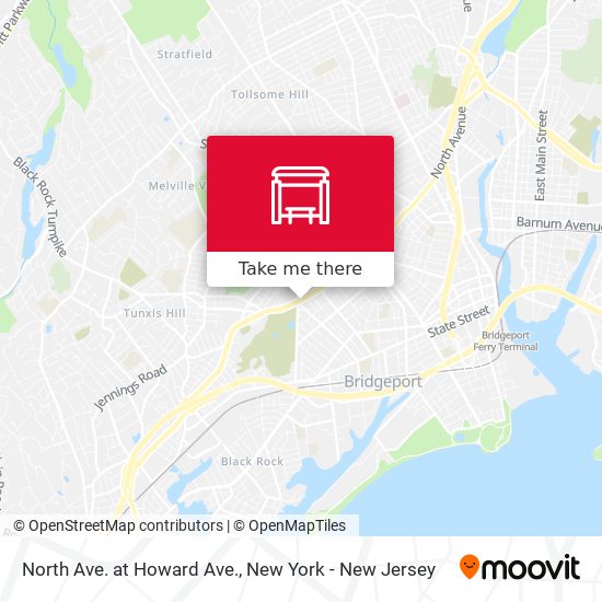 Mapa de North Ave. at Howard Ave.