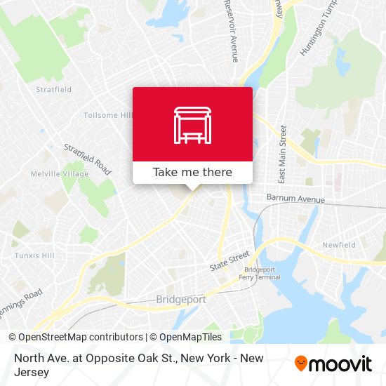 North Ave. at Opposite Oak St. map