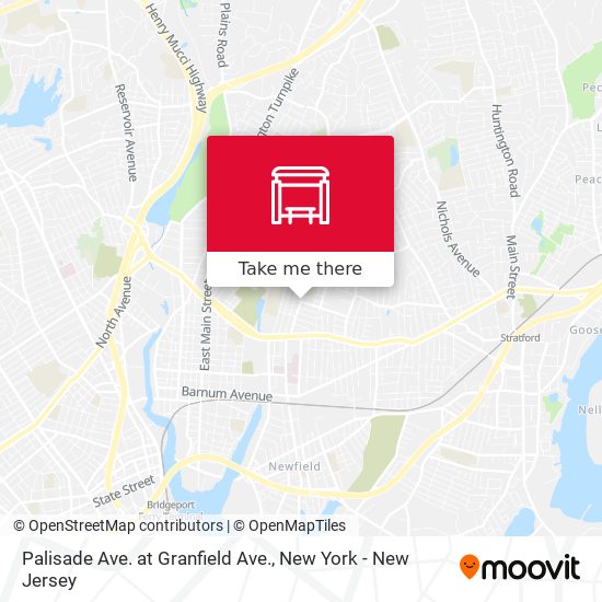 Palisade Ave. at Granfield Ave. map