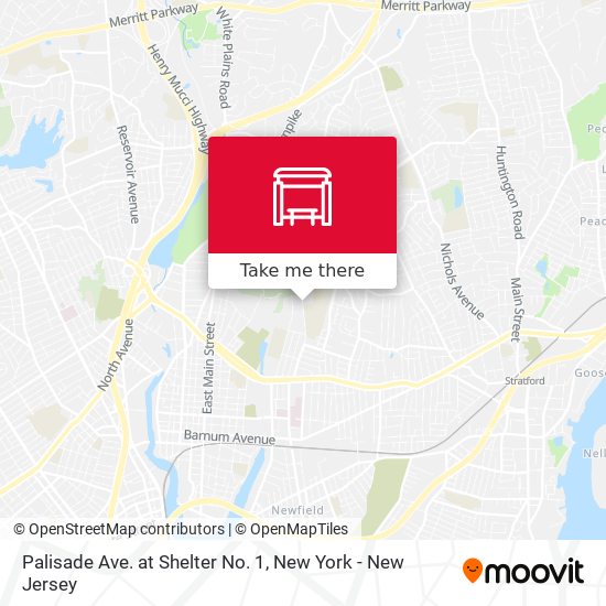 Mapa de Palisade Ave. at Shelter No. 1