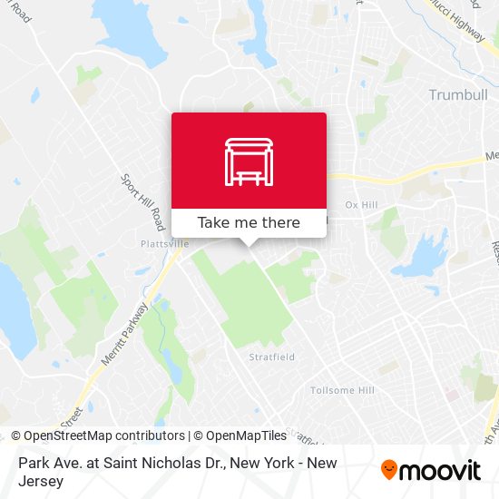 Park Ave. at Saint Nicholas Dr. map