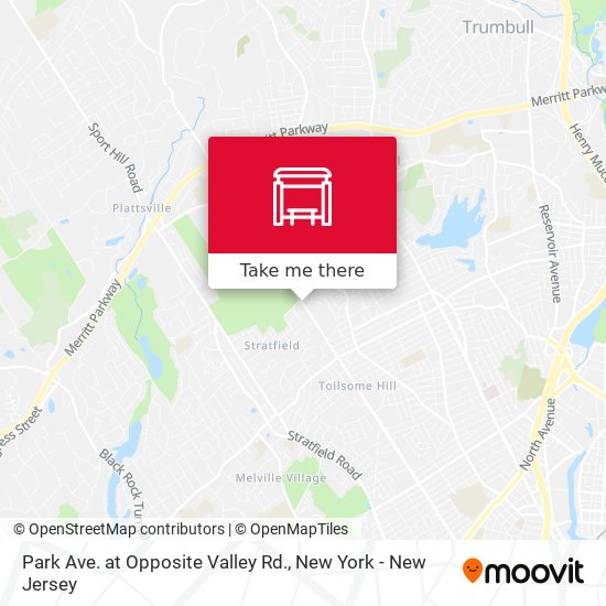 Park Ave. at Opposite Valley Rd. map