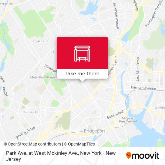 Park Ave. at West Mckinley Ave. map