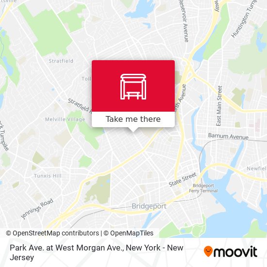 Park Ave. at West Morgan Ave. map