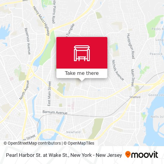 Pearl Harbor St. at Wake St. map