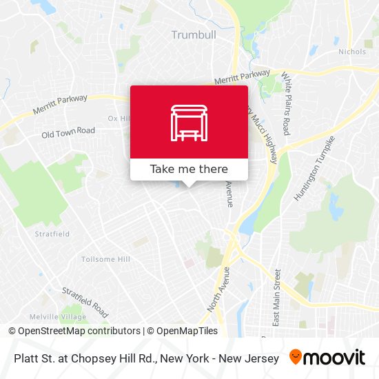 Platt St. at Chopsey Hill Rd. map