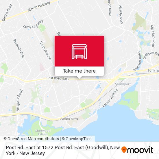 Mapa de Post Rd. East at 1572 Post Rd. East (Goodwill)
