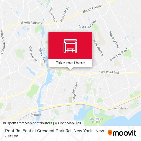 Post Rd. East at Crescent Park Rd. map