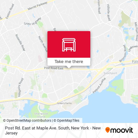 Mapa de Post Rd. East at Maple Ave. South
