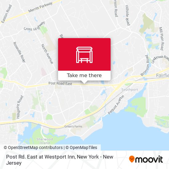 Post Rd. East at Westport Inn map