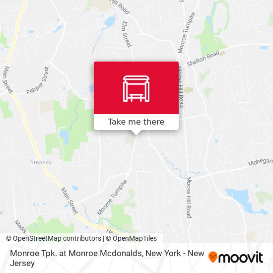 Mapa de Monroe Tpk. at Monroe Mcdonalds