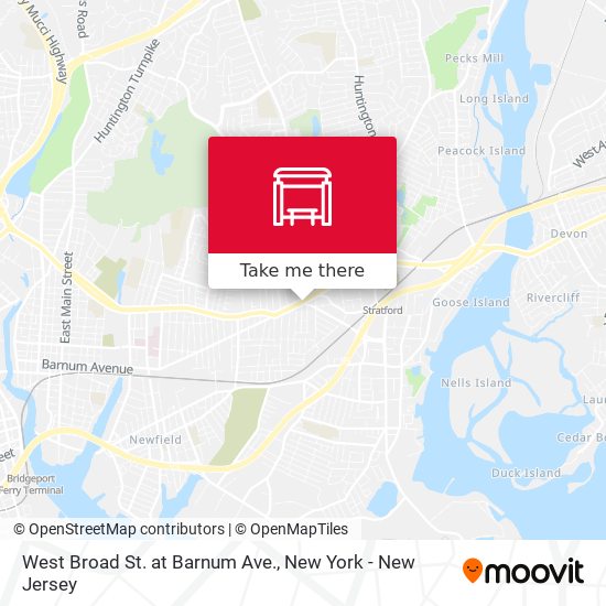 Mapa de West Broad St. at Barnum Ave.