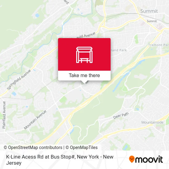 K-Line Acess Rd at Bus Stop# map