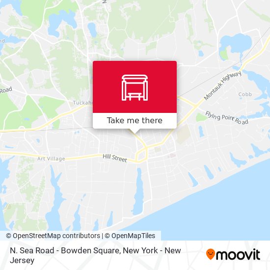 Mapa de N. Sea Road - Bowden Square