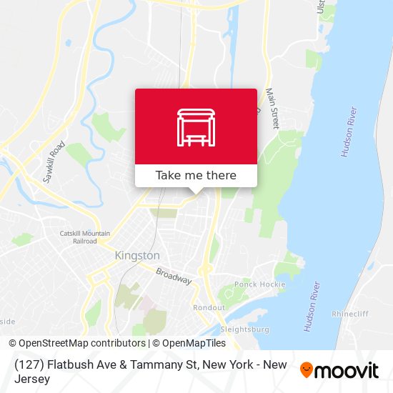 (127) Flatbush Ave & Tammany St map