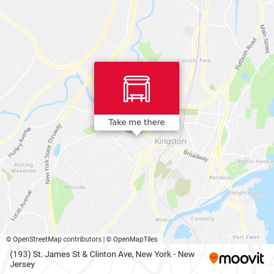 (193) St. James St & Clinton Ave map