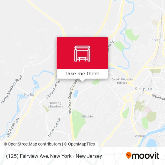 (125) Fairview Ave map