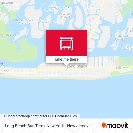 Long Beach Bus Term map
