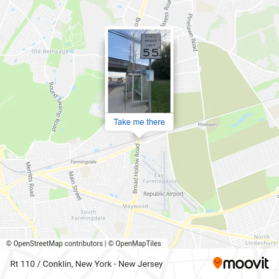 Rt 110 / Conklin map