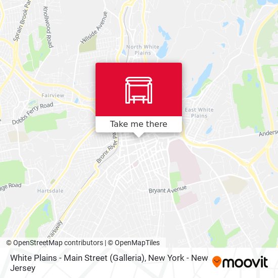 White Plains - Main Street (Galleria) map