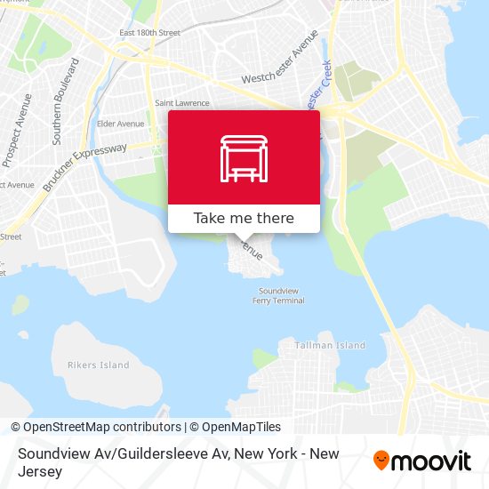 Soundview Av/Guildersleeve Av map