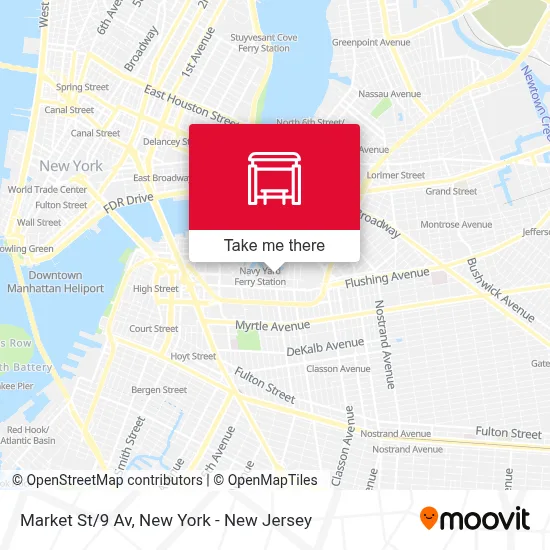 Market St/9 Av map