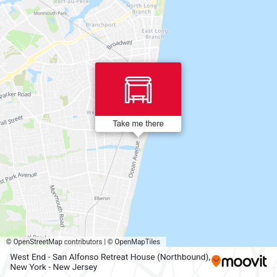 Mapa de West End - San Alfonso Retreat House (Northbound)