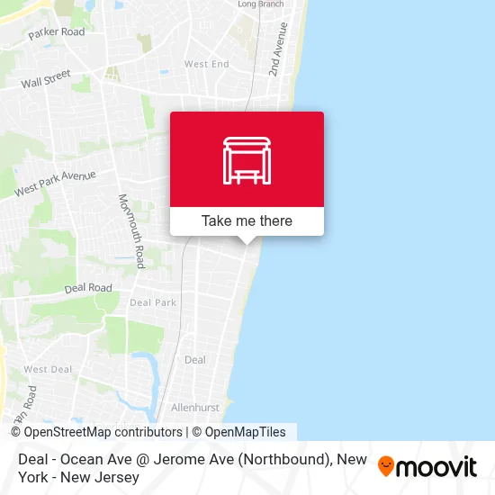 Deal - Ocean Ave @ Jerome Ave (Northbound) map
