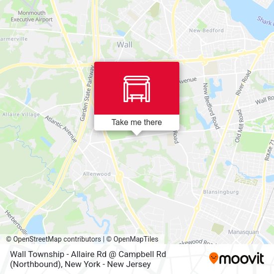 Wall Township - Allaire Rd @ Campbell Rd (Northbound) map