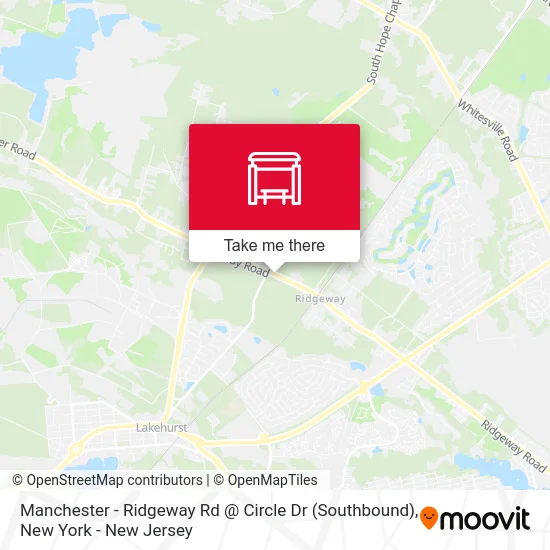 Manchester - Ridgeway Rd @ Circle Dr (Southbound) map