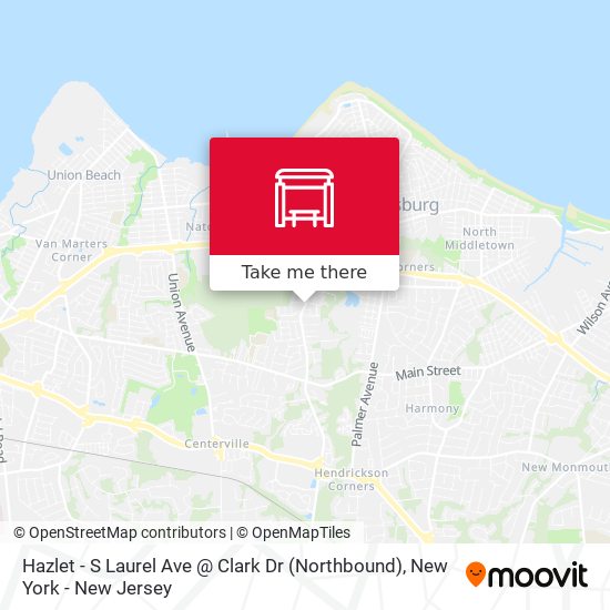 Hazlet -  S Laurel Ave @ Clark Dr (Northbound) map