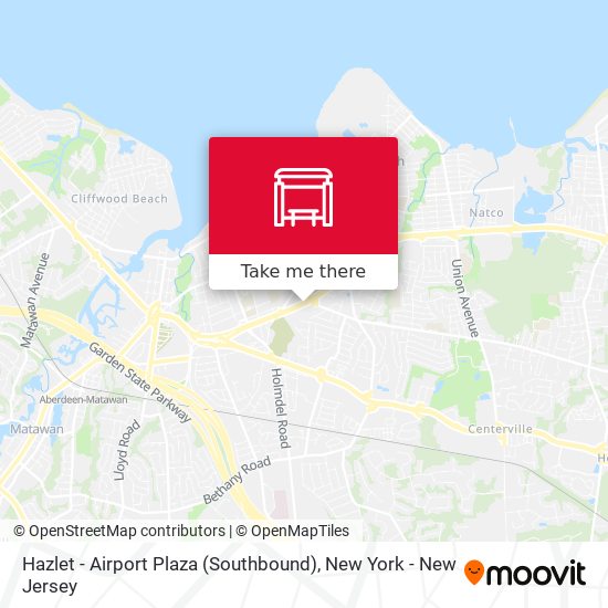Hazlet - Airport Plaza (Southbound) map