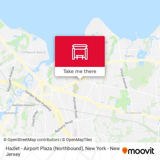 Hazlet - Airport Plaza (Northbound) map