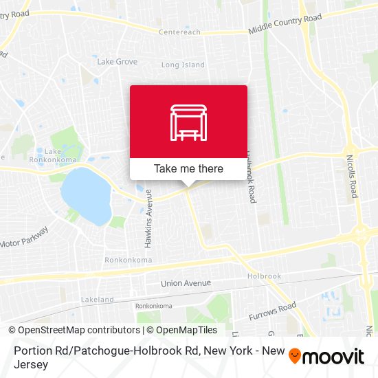 Portion Rd / Patchogue-Holbrook Rd map