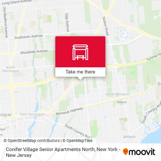 Mapa de Conifer Village Senior Apartments North