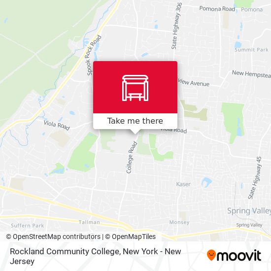 Rockland Community College map