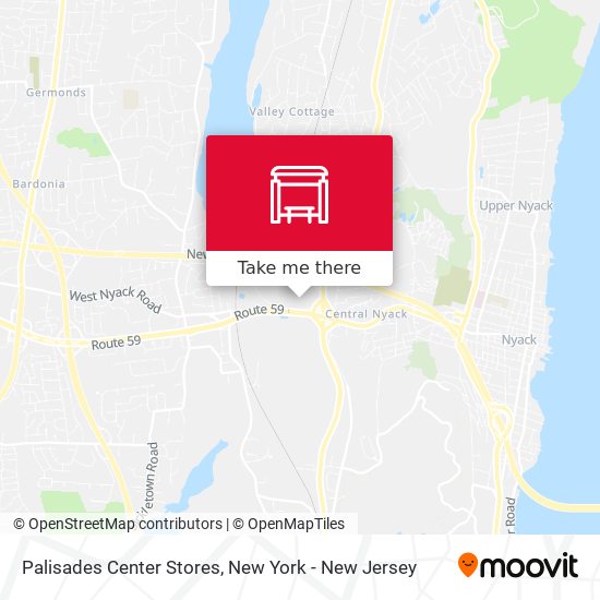 Palisades Center Stores map