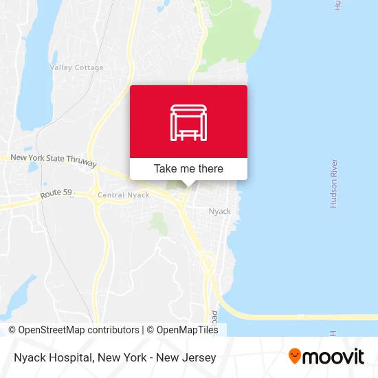 Nyack Hospital map