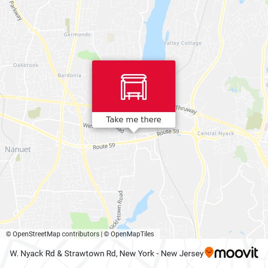 Mapa de W. Nyack Rd & Strawtown Rd