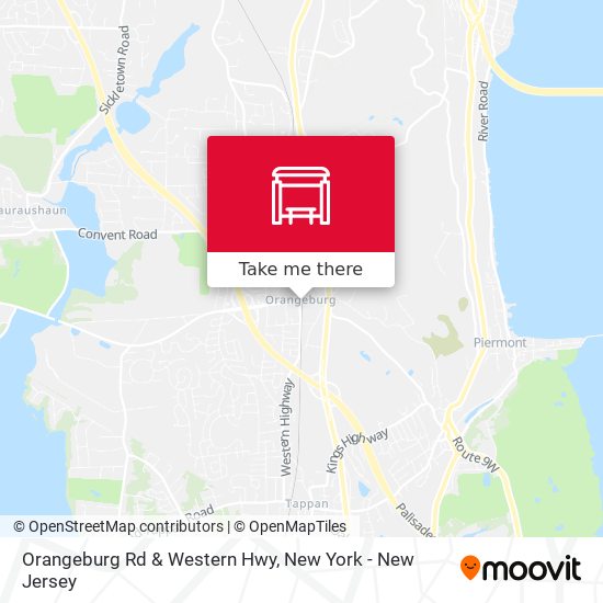 Mapa de Orangeburg Rd & Western Hwy
