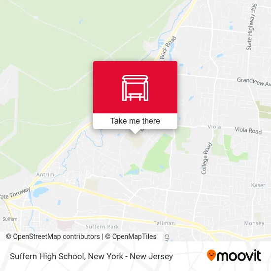 Suffern High School map