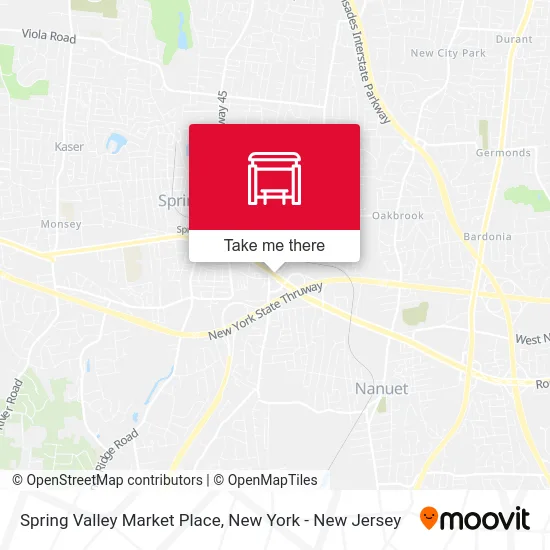 Spring Valley Market Place map