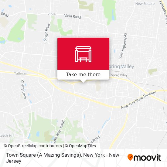 Mapa de Town Square (A Mazing Savings)