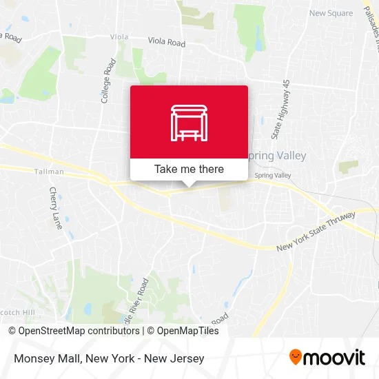 Monsey Mall map