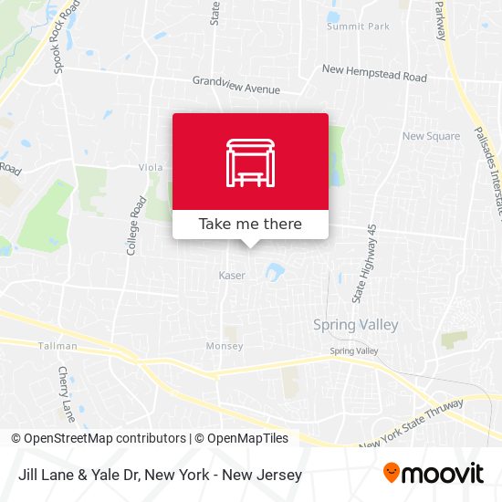 Mapa de Jill Lane & Yale Dr