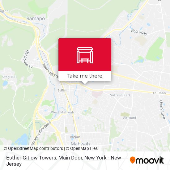 Esther Gitlow Towers, Main Door map