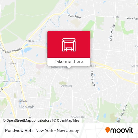 Mapa de Pondview Apts